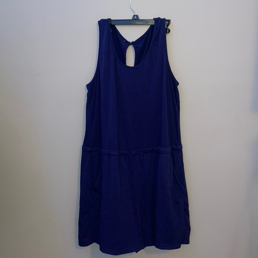 Navy blue romper